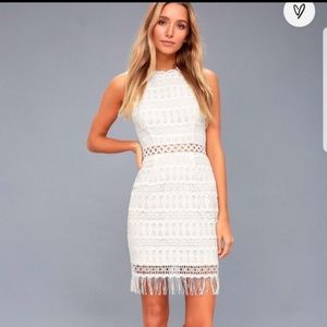 Lulus | Kenna Crochet Lace Dress